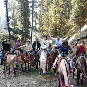 pony ride in kashmir