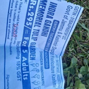 Tulip Garden Ticket Price 2023