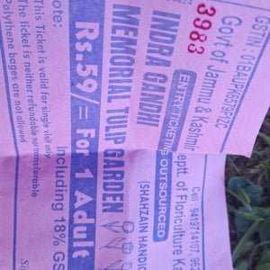 Tulip Garden Ticket Price 2023