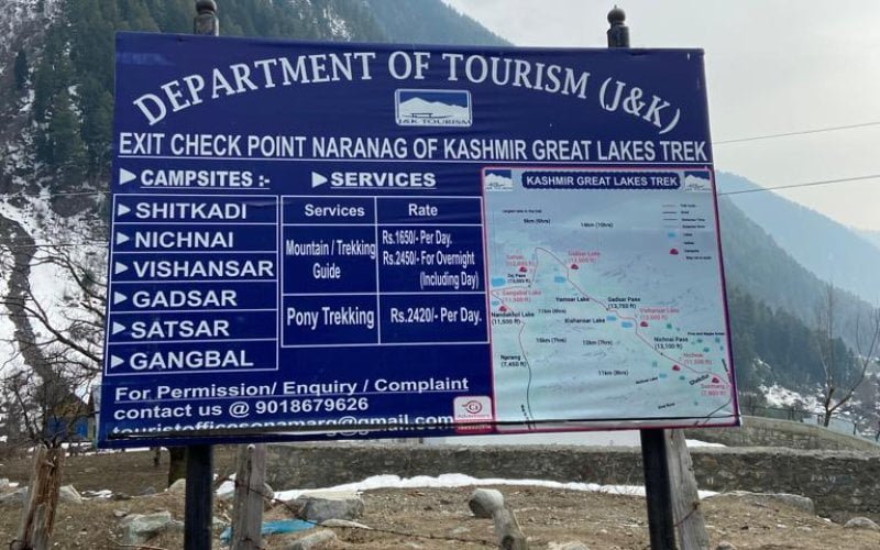 Great lake trek route Great lake trek route