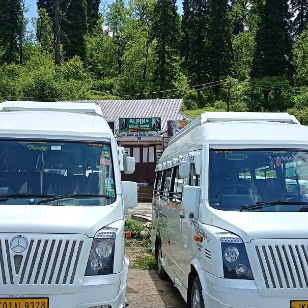 tempo traveller in kashmir tempo traveller in kashmir