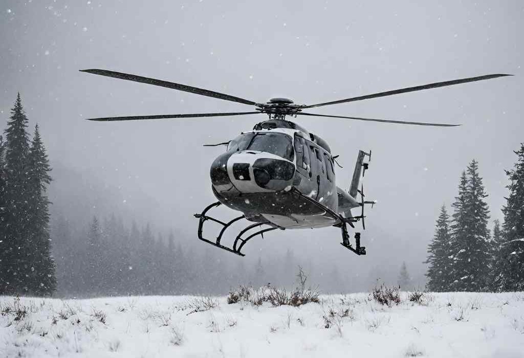 Gulmarg Helicopter Landing