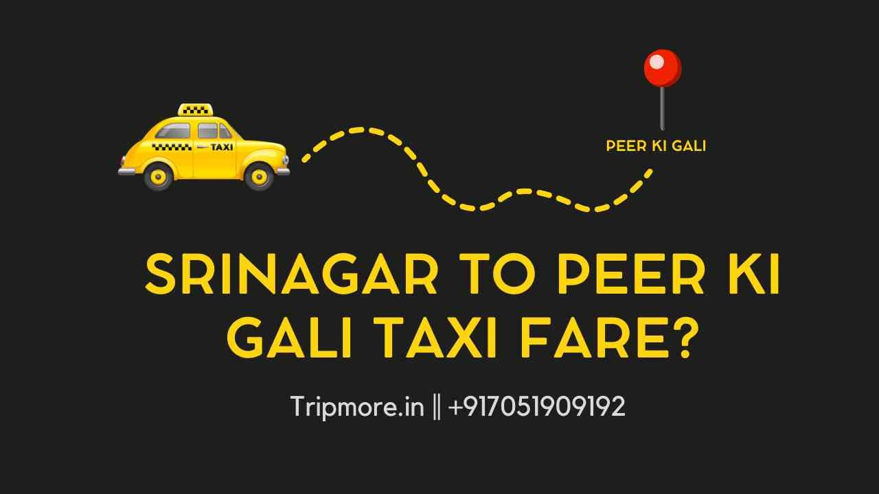 Srinagar to Peerkigali
