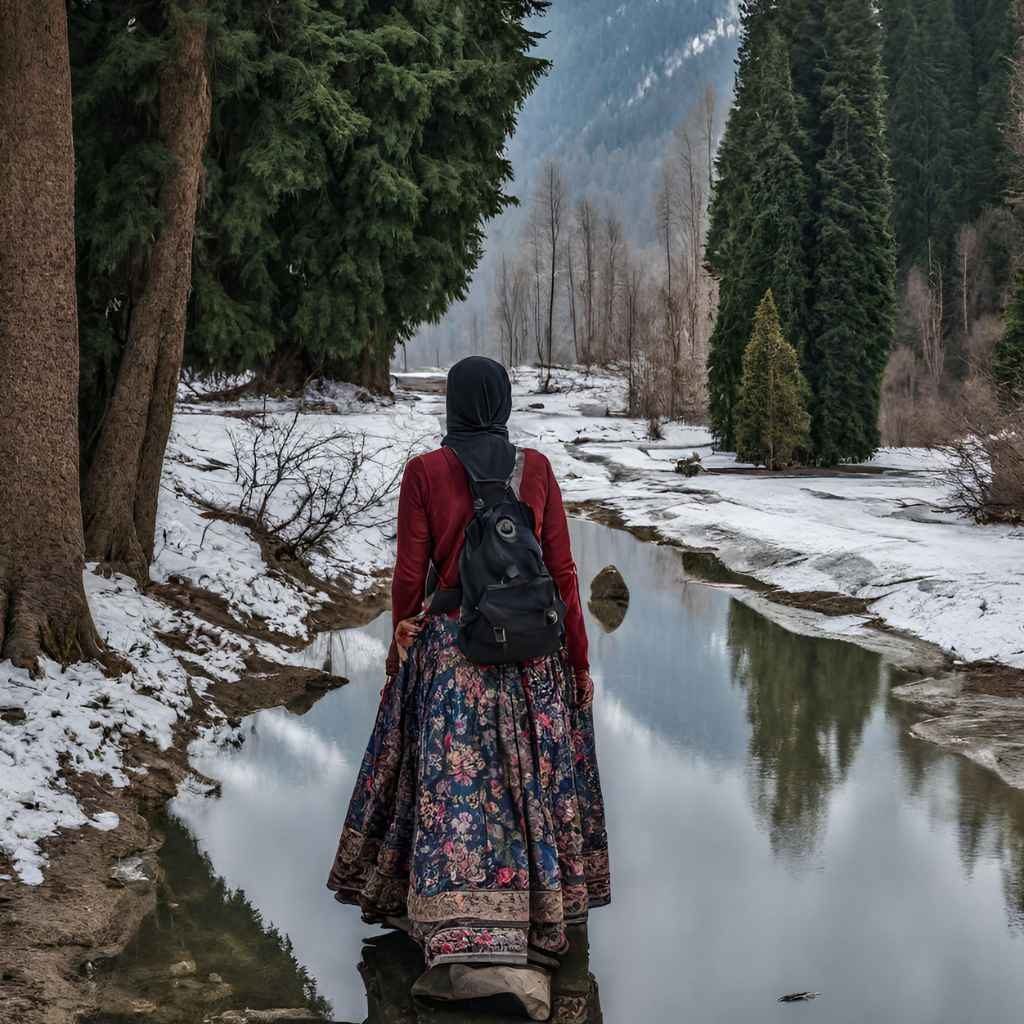 solo traveler in Kashmir