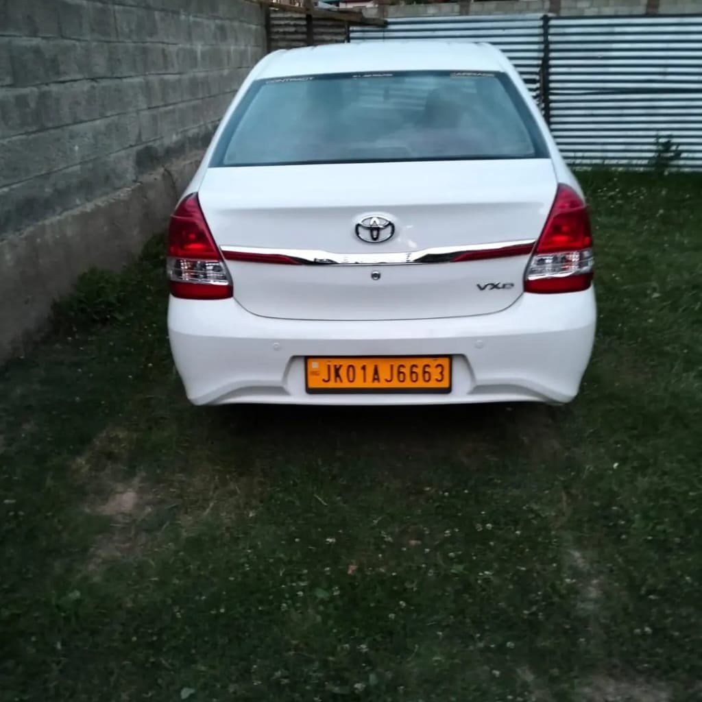 Etios Taxi in kashmir