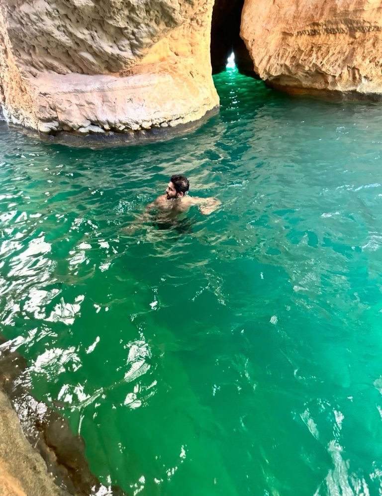 wadi shab cave