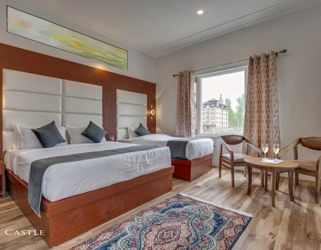 Hotel Gm Castle Twin Bed Room